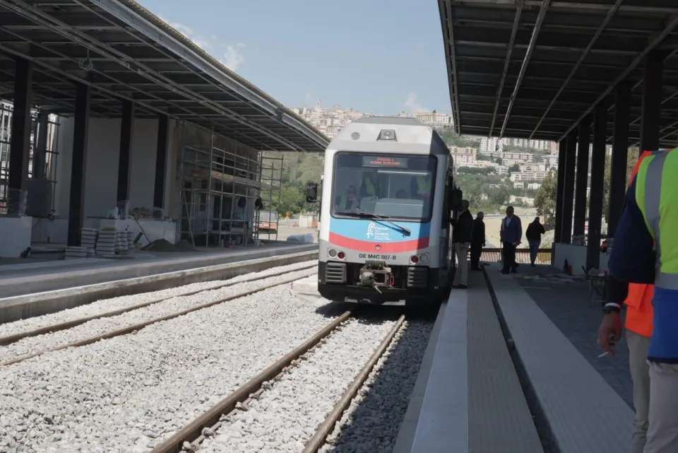 Primo viaggio collaudo su metropolitana Catanzaro: lavori ultimati entro fine anno