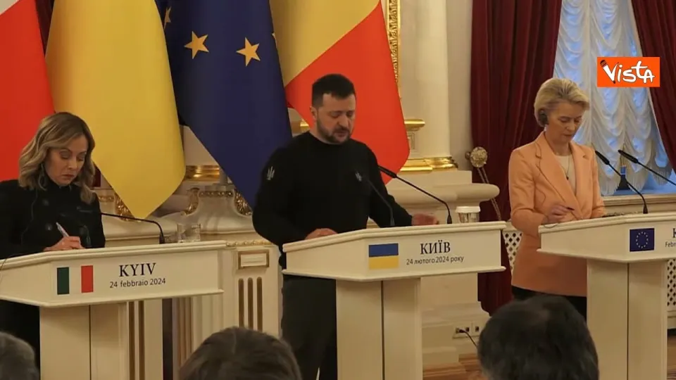 Zelensky: Senza i nostri partner non sarebbe stato facile difendersi