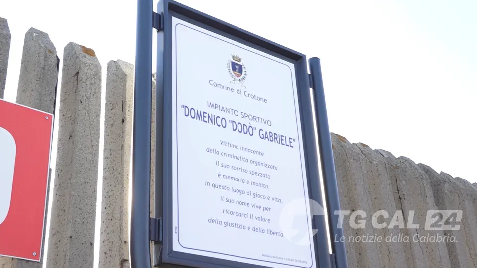 Dodò Gabriele rivive in un campo di calcio