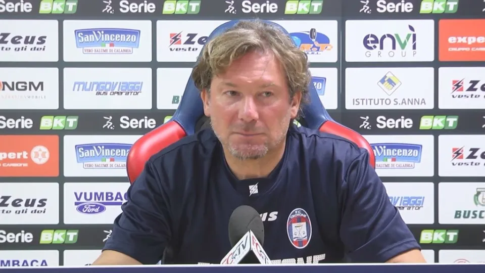 Serie B, Stroppa (Fc Crotone): «Col Pordenone partita insidiosa» (VIDEO)