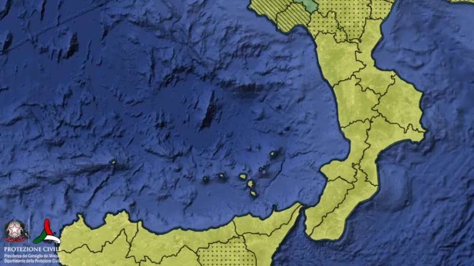 Pioggia e maltempo: diramata allerta gialla sulla Calabria per mercoledì 6 ottobre