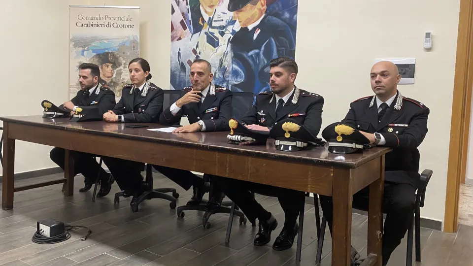 Crotone, nuovi ufficiali dei Carabinieri a Cirò Marina, Petilia ed Isola Capo Rizzuto
