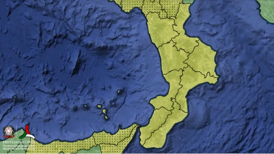 Pioggia e maltempo: prevista allerta gialla su tutta la Calabria per mercoledì 9 giugno