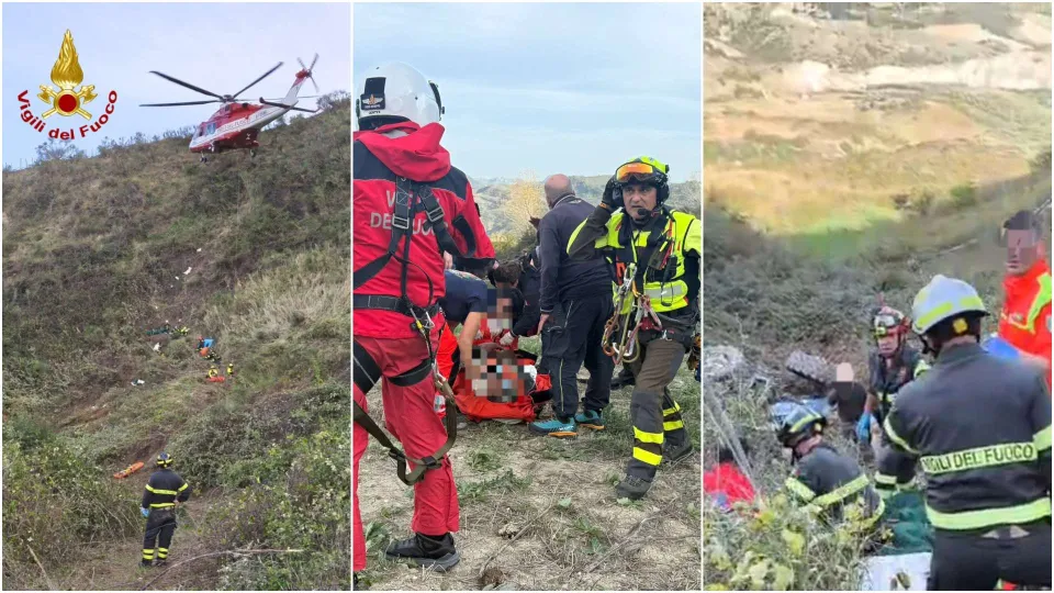 Trattore nella scarpata nel Crotonese: indagano i Carabinieri
