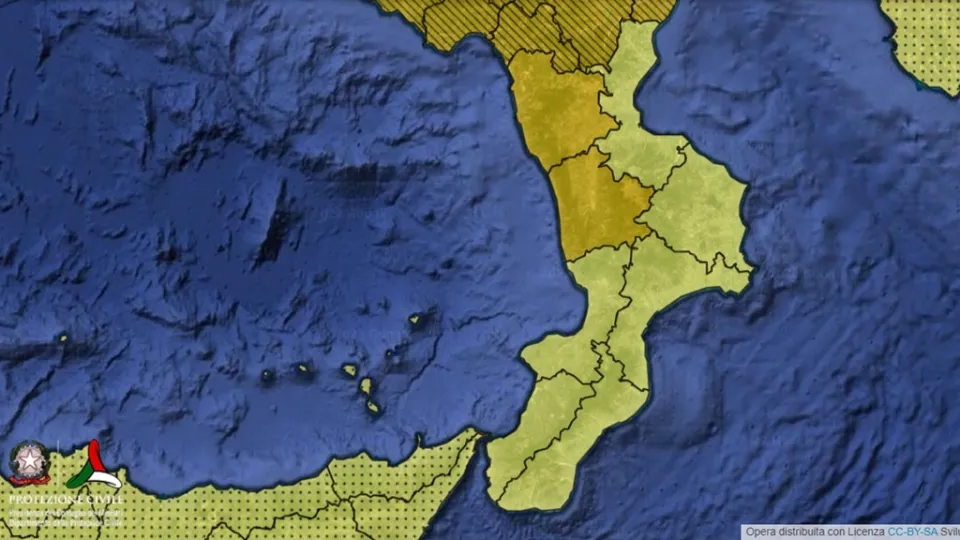 Maltempo, l'allerta per lunedì 26 settembre diventa arancione per 111 comuni dell'Alto Tirreno cosentino