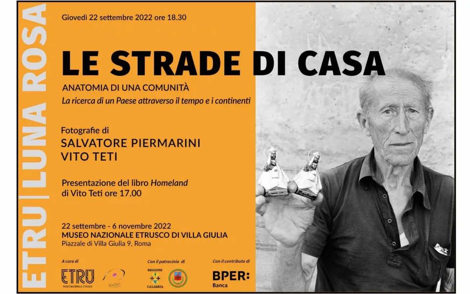 "Le strade di casa": scatti di Piermarini e Teti in mostra al Museo etrusco di Roma