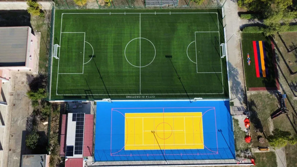 Crotone: rinasce l'impianto sportivo di Bernabò
