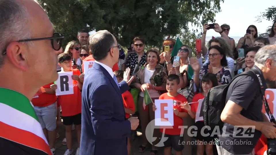 Il presidente dell'Albania tra la comunità arbereshe di Marcedusa
