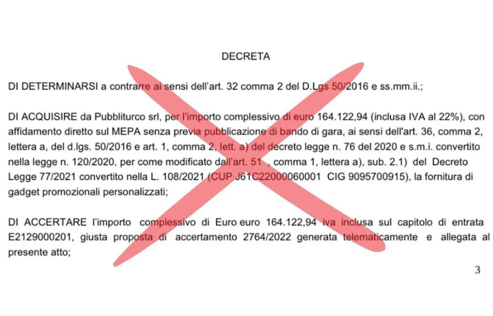 Regione Calabria, 164mila euro per l'acquisto di gadget: Occhiuto revoca la determina e rimuove la dirigente