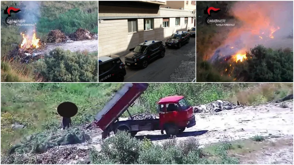 Gestione, traffico illecito ed incendio di rifiuti: eseguite 5 misure cautelari