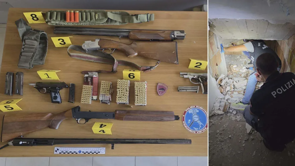 Blitz della Polizia a Catanzaro: sequestrate armi, munizioni e sostanza da taglio