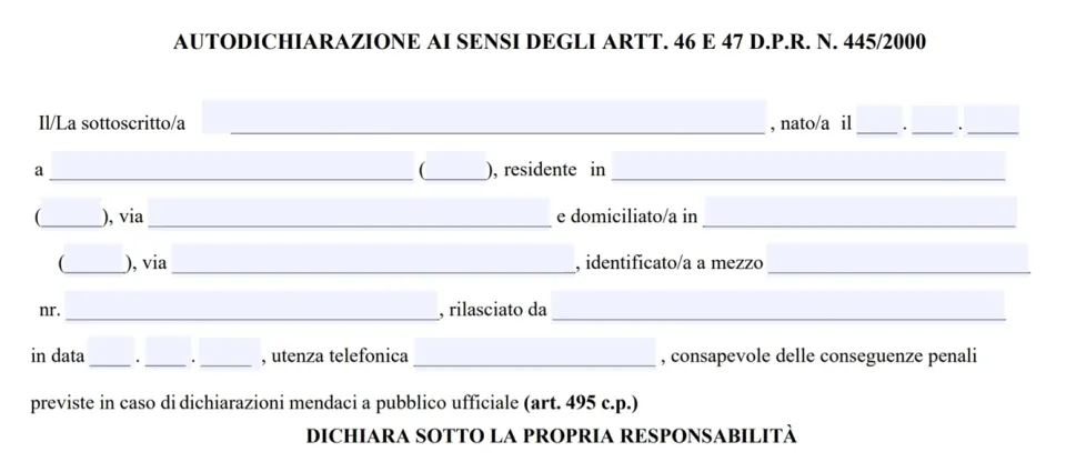 Italia zona rossa: ritorna l'autocertificazione per effettuare gli spostamenti (SCARICALA QUI)