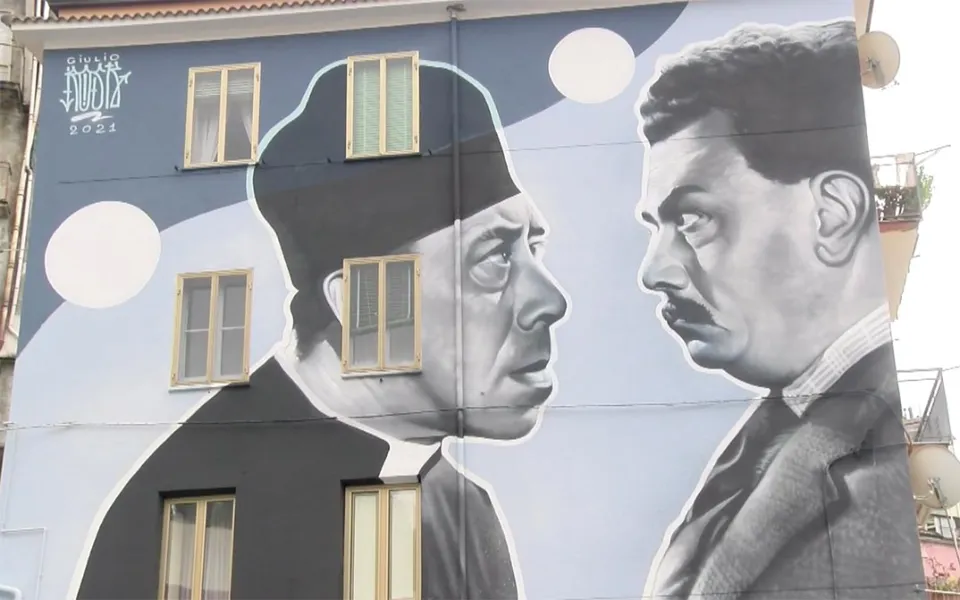 "Il cinema sui muri", la street art illumina le pareti dei palazzi di Verbicaro