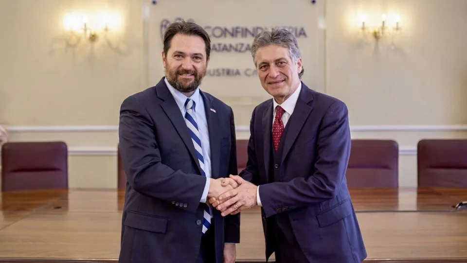 Catanzaro, Il Console USA Flynn in visita a Unindustria Calabria