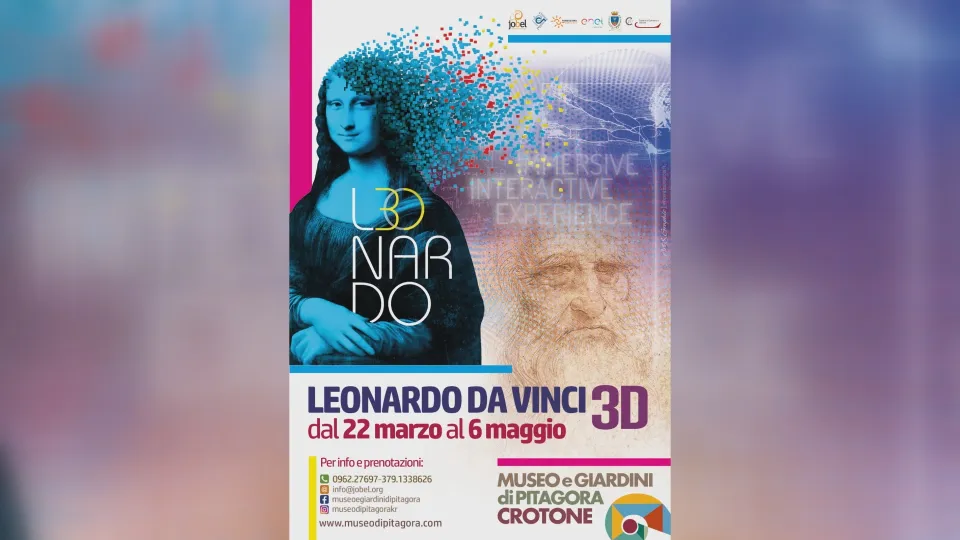 APPUNTAMENTI | Al Museo di Pitagora la mostra su Leonardo in 3D