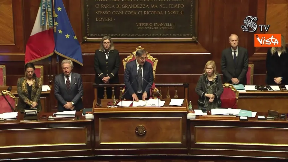 La Russa chiede un minuto di silenzio per Navalny in Aula al Senato