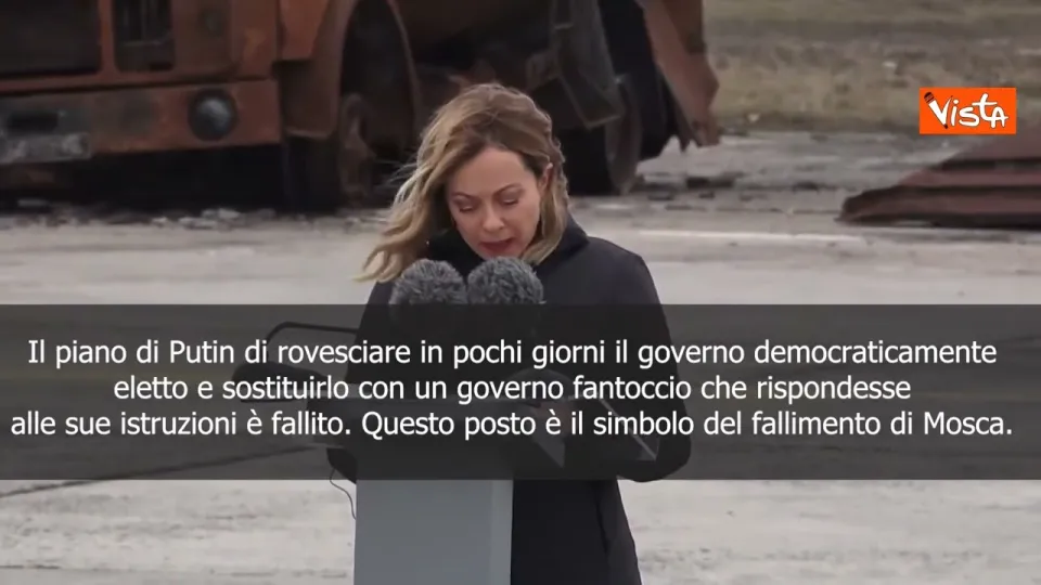 Meloni in Ucraina: Amore per la patria più forte dei missili