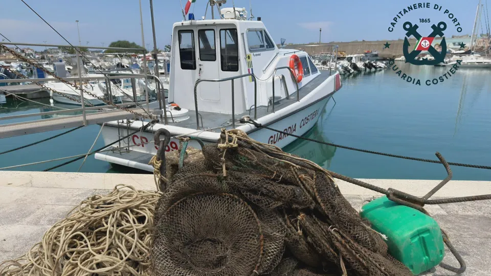 Crotone, Guardia Costiera: controlli, sequestri e sanzioni nel settore ittico