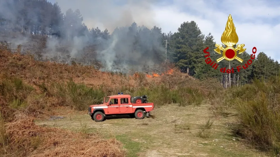 Prime giornate di caldo e primi incendi in Calabria