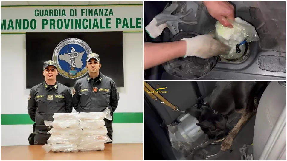 Viaggiava con 11 kg di cocaina: arrestato corriere calabrese in Sicilia