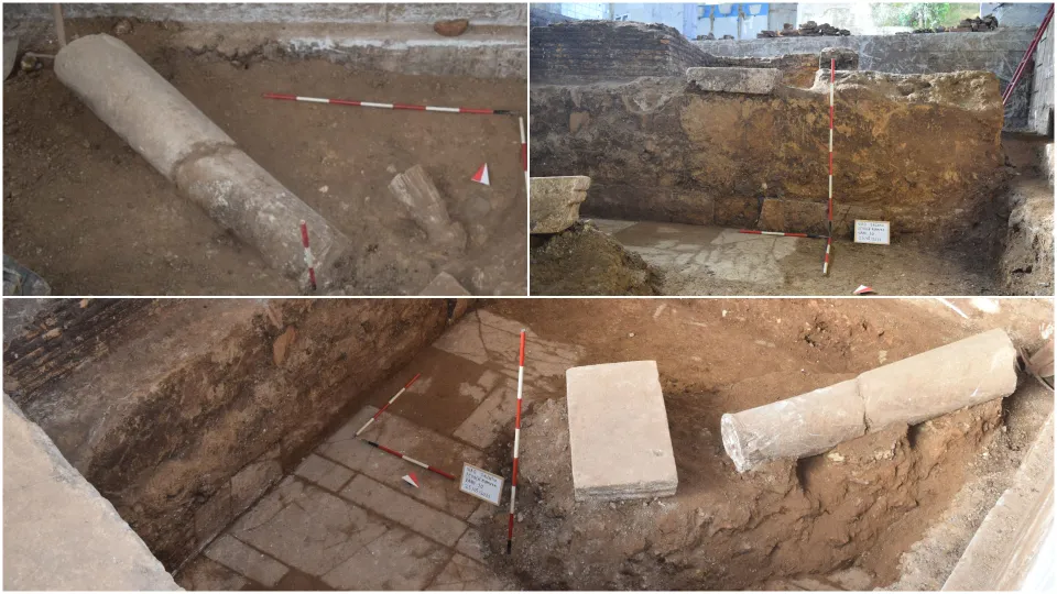 Reperti di epoca romana scoperti nel sottosuolo a Vibo Valentia (FOTO)