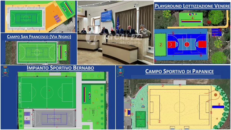 Impianti sportivi: il Comune di Crotone rilancia ed investe 1,6 milioni