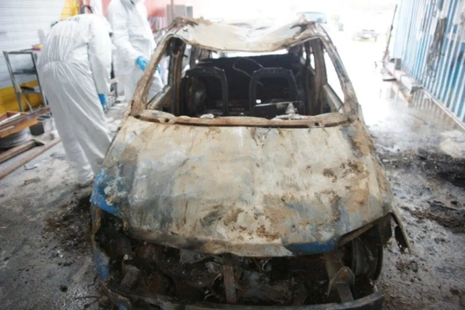 Trovato nel Vibonese un cadavere carbonizzato all'interno di un'auto data alle fiamme