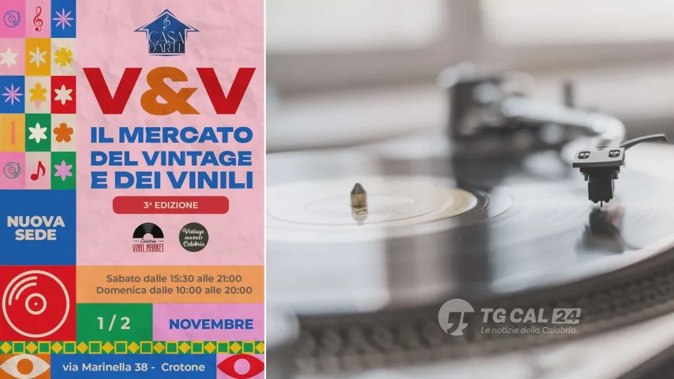 APPUNTAMENTI | Crotone: ritorna il mercatino di vinili e vintage