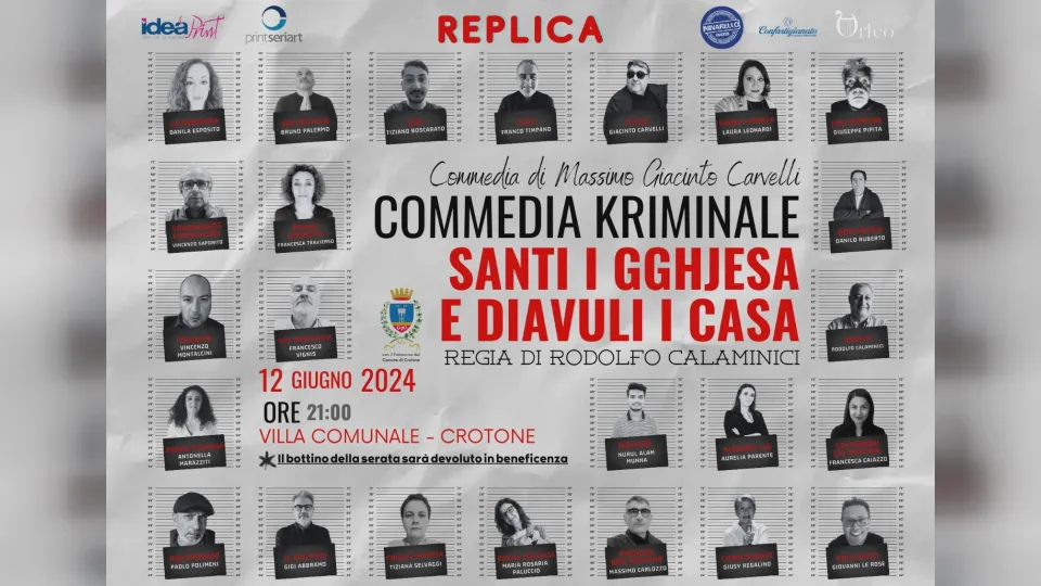 Da giornalisti a... criminali per beneficenza: è sold-out il 6 giugno