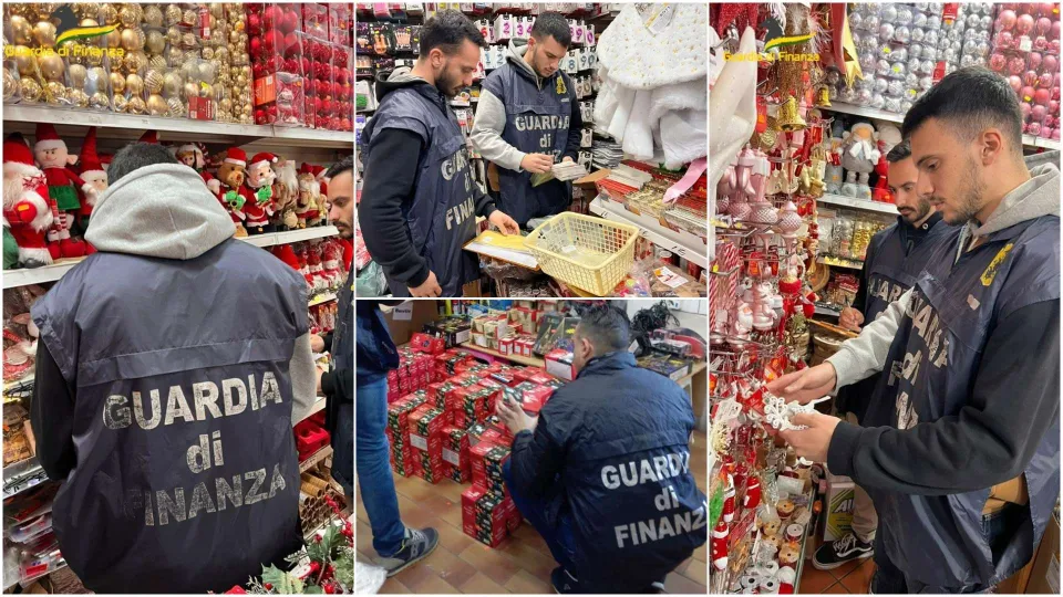 Sequestrati oltre 400mila prodotti natalizi non sicuri tra Crotone e Cosenza