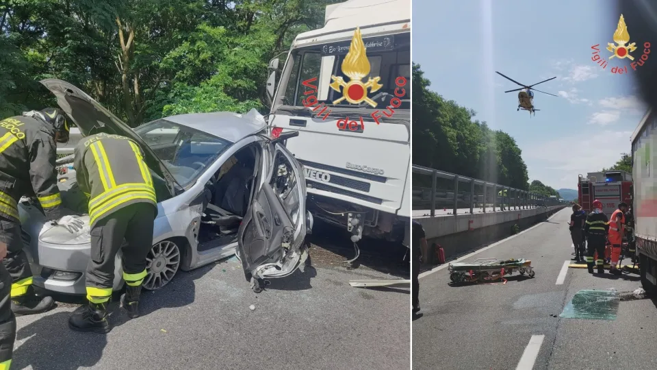 Incidente sulla A2: il bilancio è di un morto e due feriti