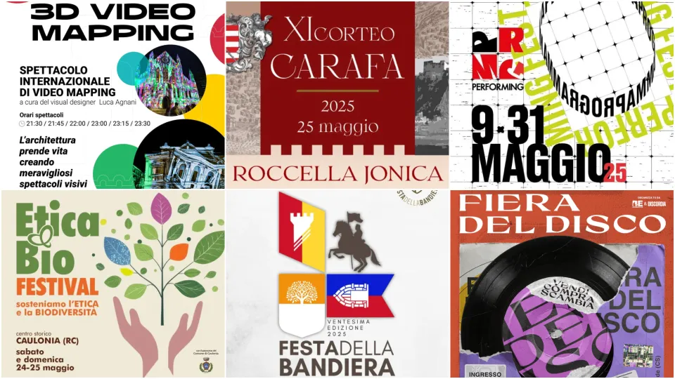 Gli eventi del fine settimana in Calabria, tra innovazione e tradizione