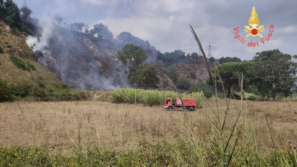 ​Incendio boschivo a Pianopoli: domato dalle squadre di terra e dal mezzo aereo