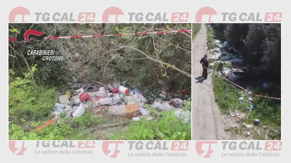 Sequestrate sei discariche abusive a cielo aperto tra Crotone e provincia