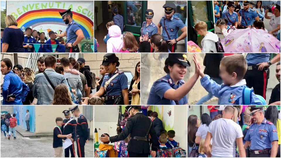 Primo giorno di scuola... anche per i Carabinieri (VIDEO + FOTO)
