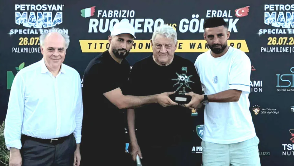 Il Riccio di Calabria consegnato ai fratelli Petrosyan e Fabrizio Ruggiero