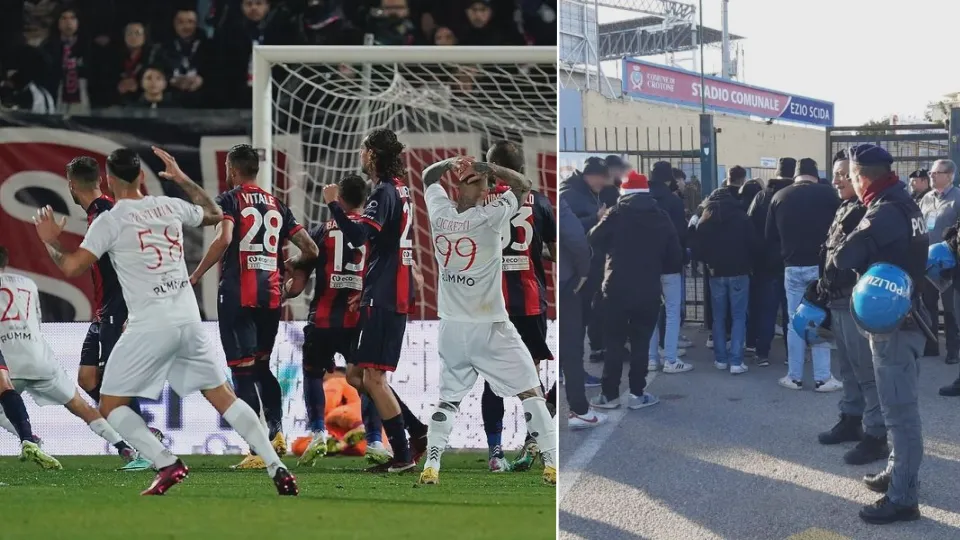 Crotone-Benevento: tre Daspo a tifosi calabresi e campani