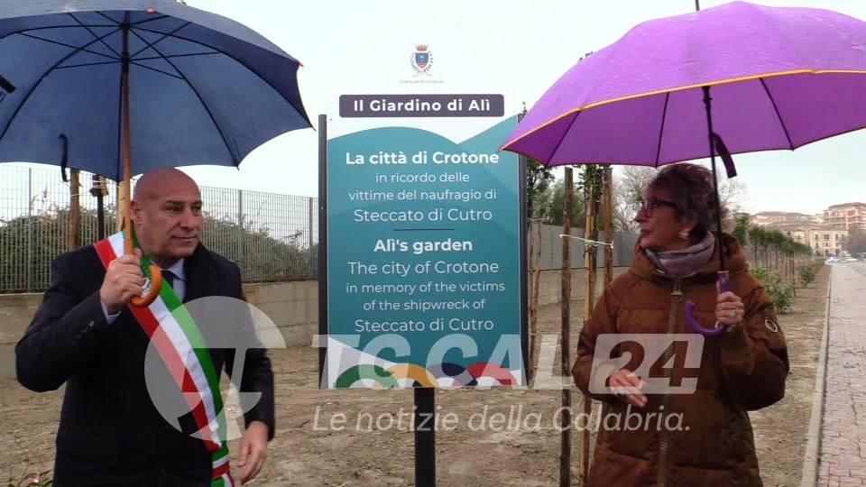 94 alberi in memoria delle vittime del naufragio di Steccato di Cutro
