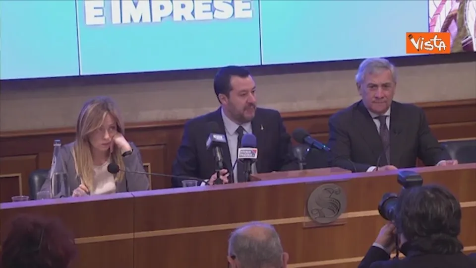 Coronavirus, Meloni-Salvini-Tajani presentano le proposte a tutela di famiglie ed imprese (VIDEO)