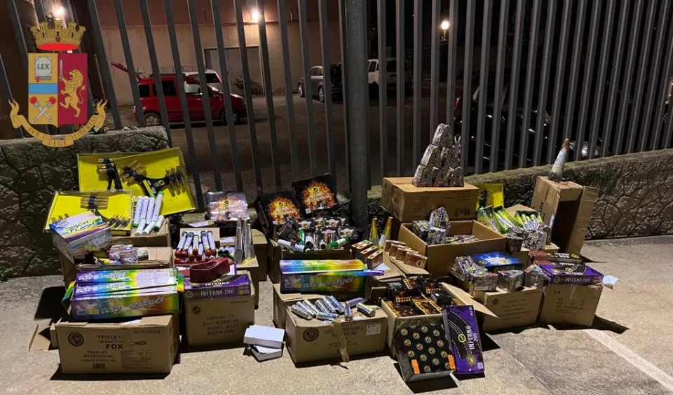 Soriano Calabro: sequestrati 100 chili di artifizi pirotecnici detenuti e venduti illegalmente
