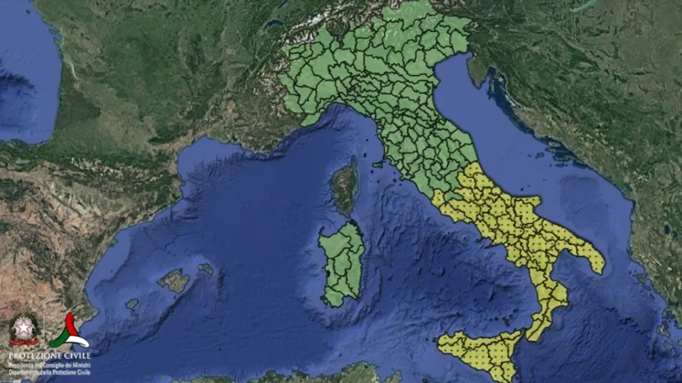 Maltempo: prevista allerta gialla in Calabria per la giornata di sabato 4 settembre