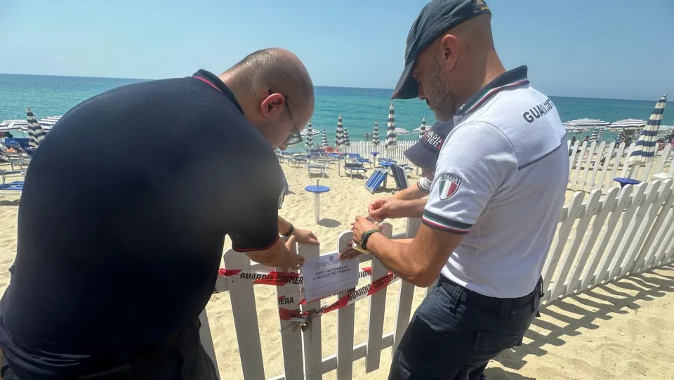 Sequestrato lido balneare: era senza concessione demaniale