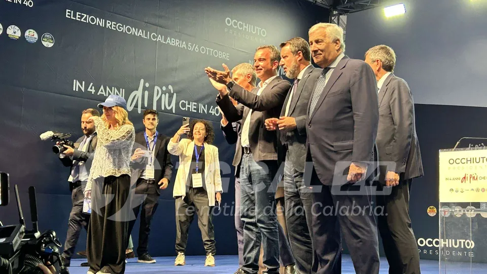 REGIONALI | Tajani e Salvini a sostegno di Roberto Occhiuto