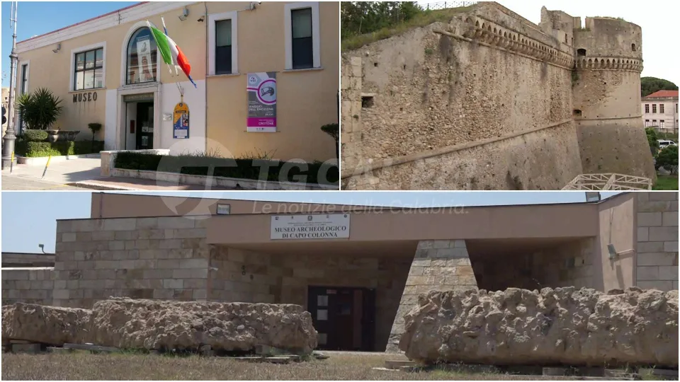 Restyling per i musei di Crotone e Capocolonna ed il Castello di Carlo V