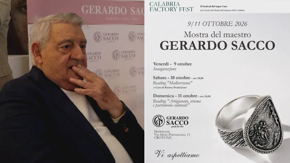 L'arte di Gerardo Sacco protagonista del Calabria Factory Fest