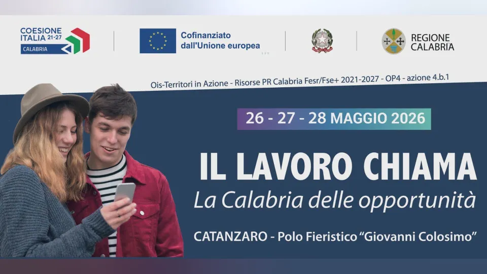 “Il lavoro chiama”, a Catanzaro tre giorni tra recruiting e formazione