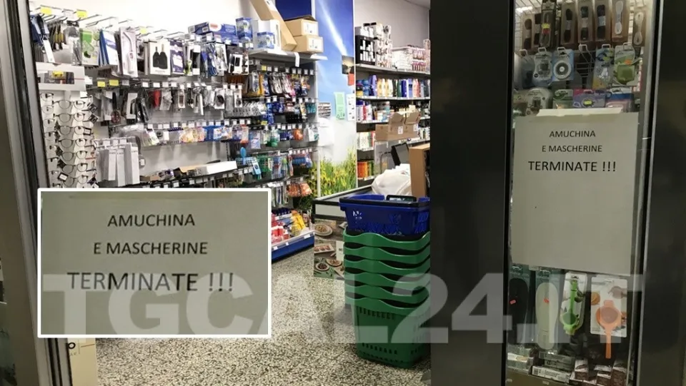 Psicosi da Coronavirus: a Crotone maxi rifornimenti nei supermarket