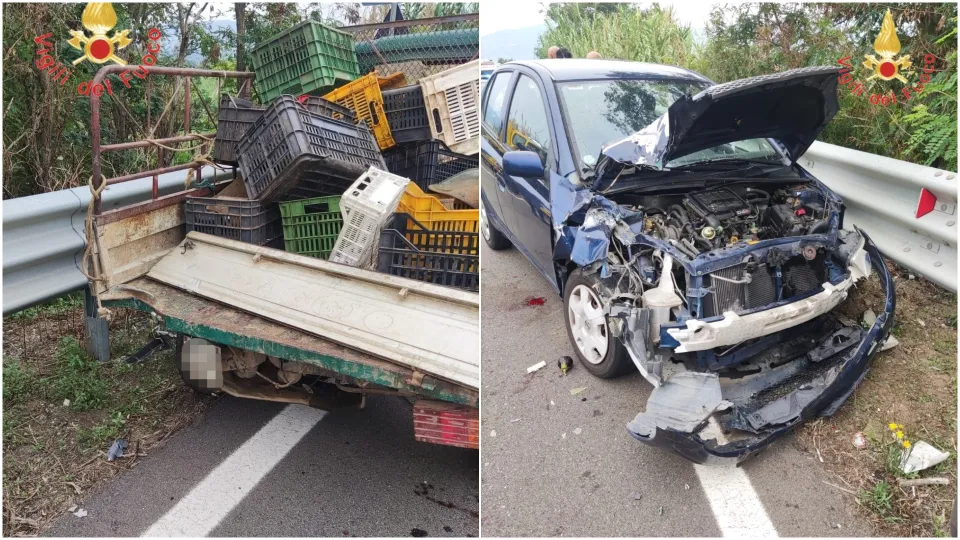 Incidente stradale a Lamezia Terme: feriti i due conducenti