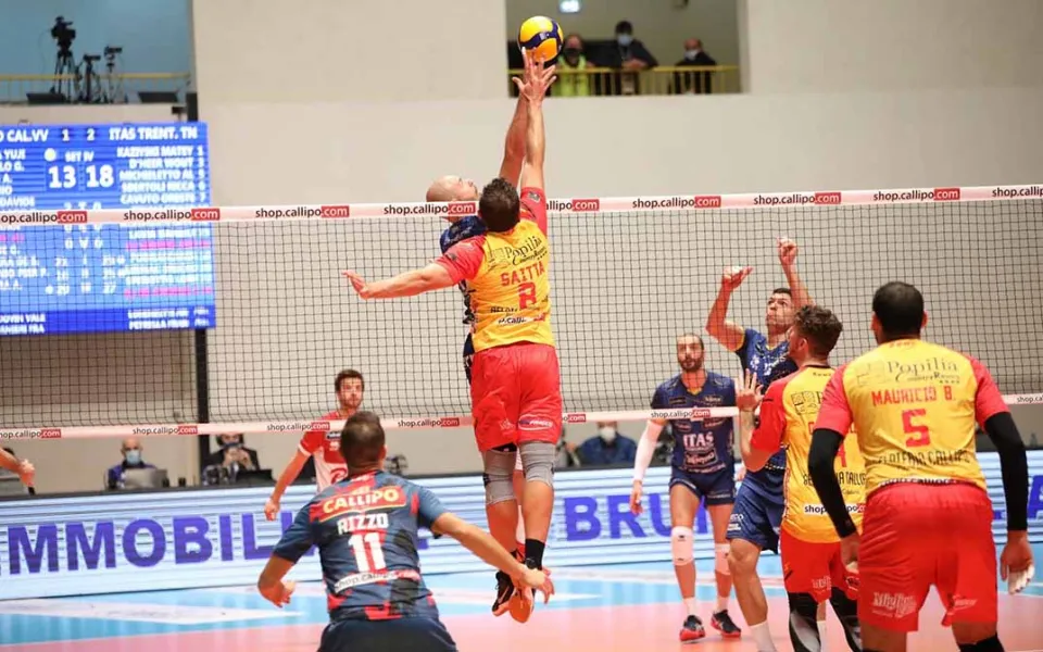 Pallavolo Superlega: la Tonno Callipo Vibo cede in casa alla corazzata Itas Trentino