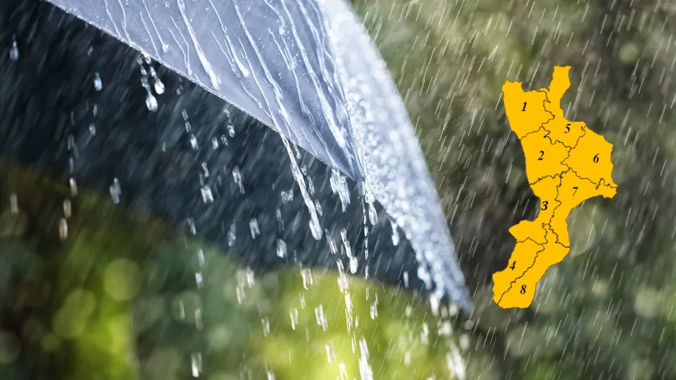 Maltempo in Calabria: allerta arancione fino al 27 marzo compreso